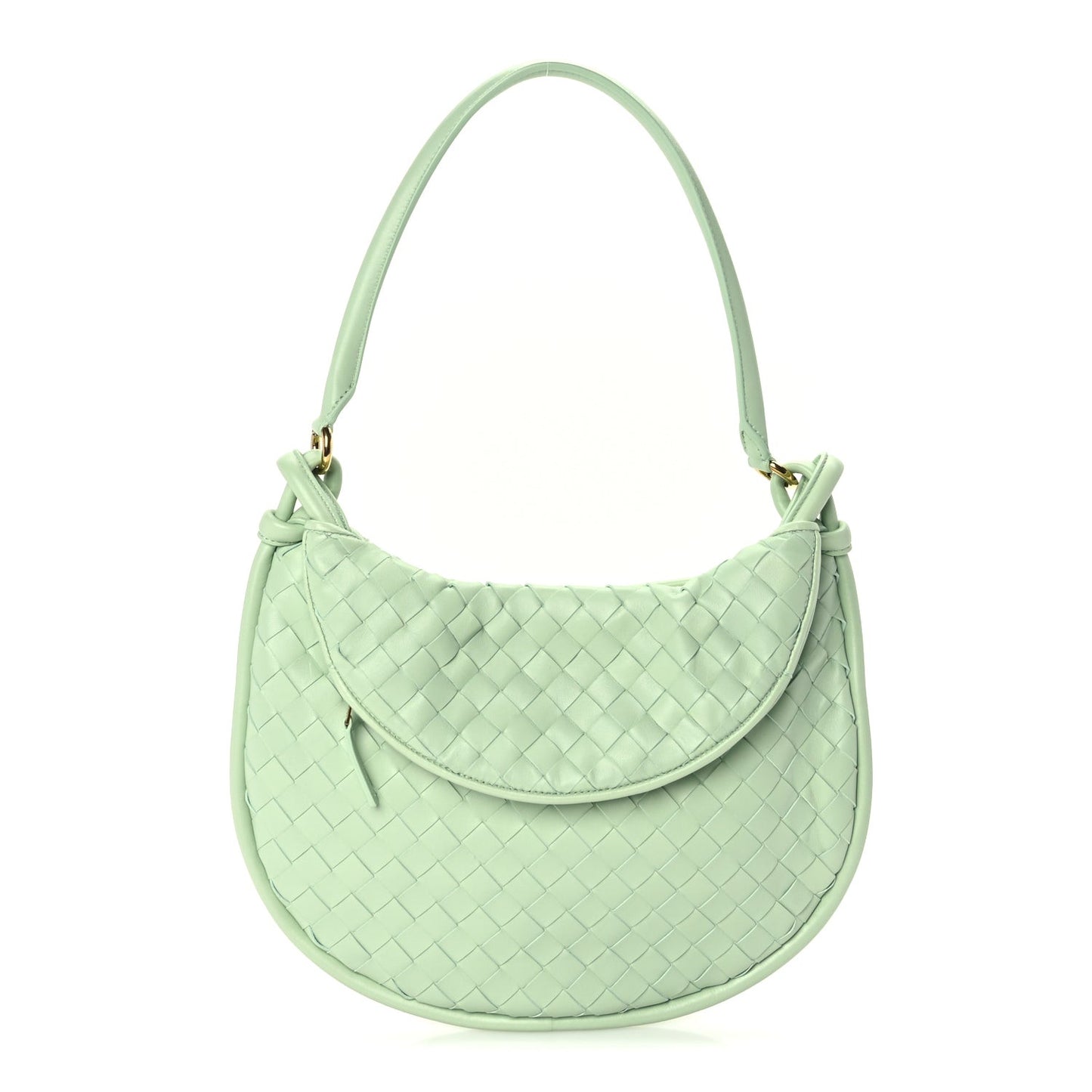 Nappa Intrecciato Medium Gemelli Fresh Mint