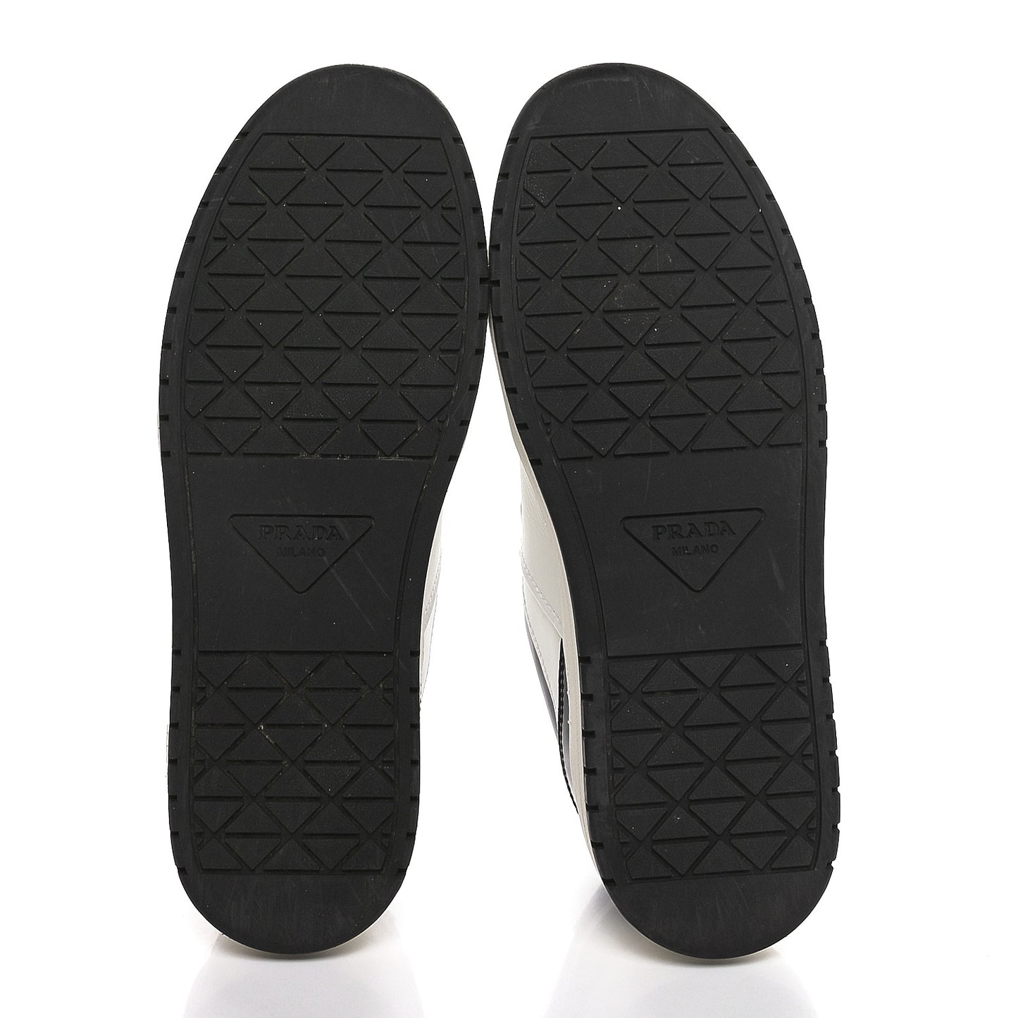 Vitello Sport Spazzolato Rois Triangle Logo Womens Downtown Low Top 30mm Sneakers 37.5 White Black