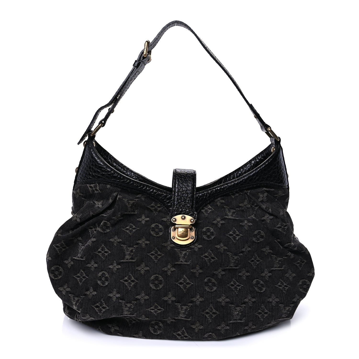Louis Vuitton Denim Mahina S Black 1 of 8