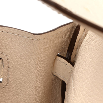 Hermes Ostrich Birkin 25 Nata 7 of 11