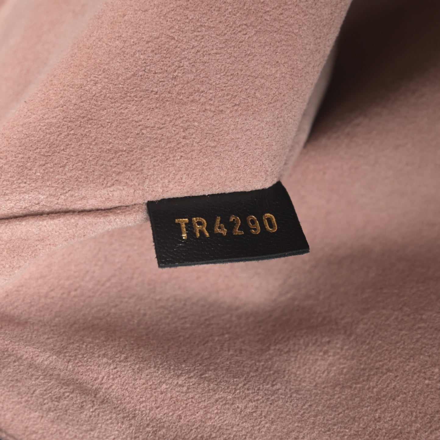 Lambskin Embossed Monogram Coussin PM Black