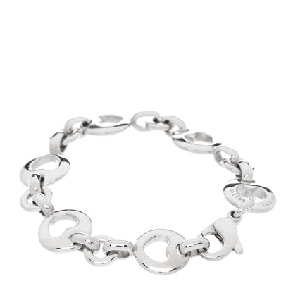 Tiffany Sterling Silver Heart Stencil Bracelet 3 of 4