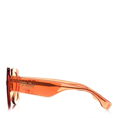 Fendi Acetate Square Sunglasses FF0436/G/S Pink 3 of 7