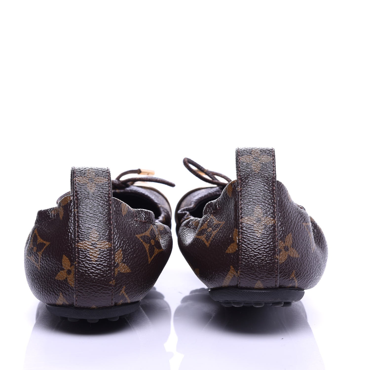 Louis Vuitton Monogram Flirty Ballet Flats 37 Gold 7 of 11