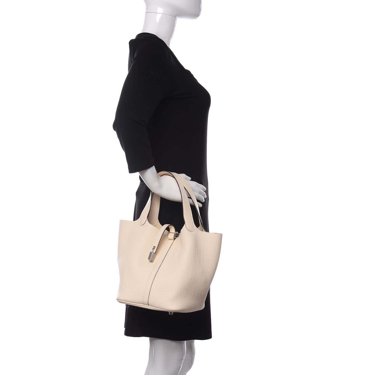 Taurillon Clemence Picotin Lock 22 MM Nata