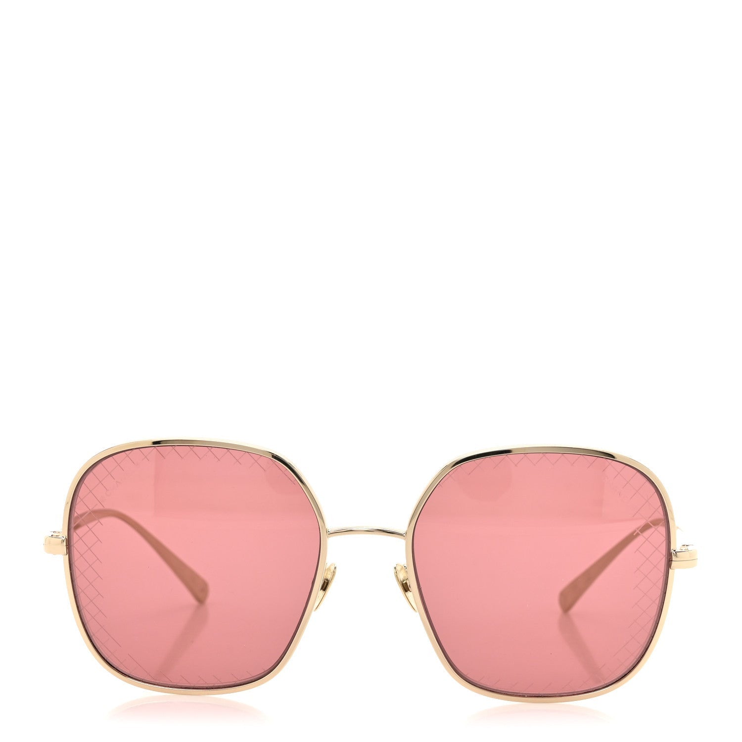 Chanel Square Sunglasses 4252 Gold 2 of 7