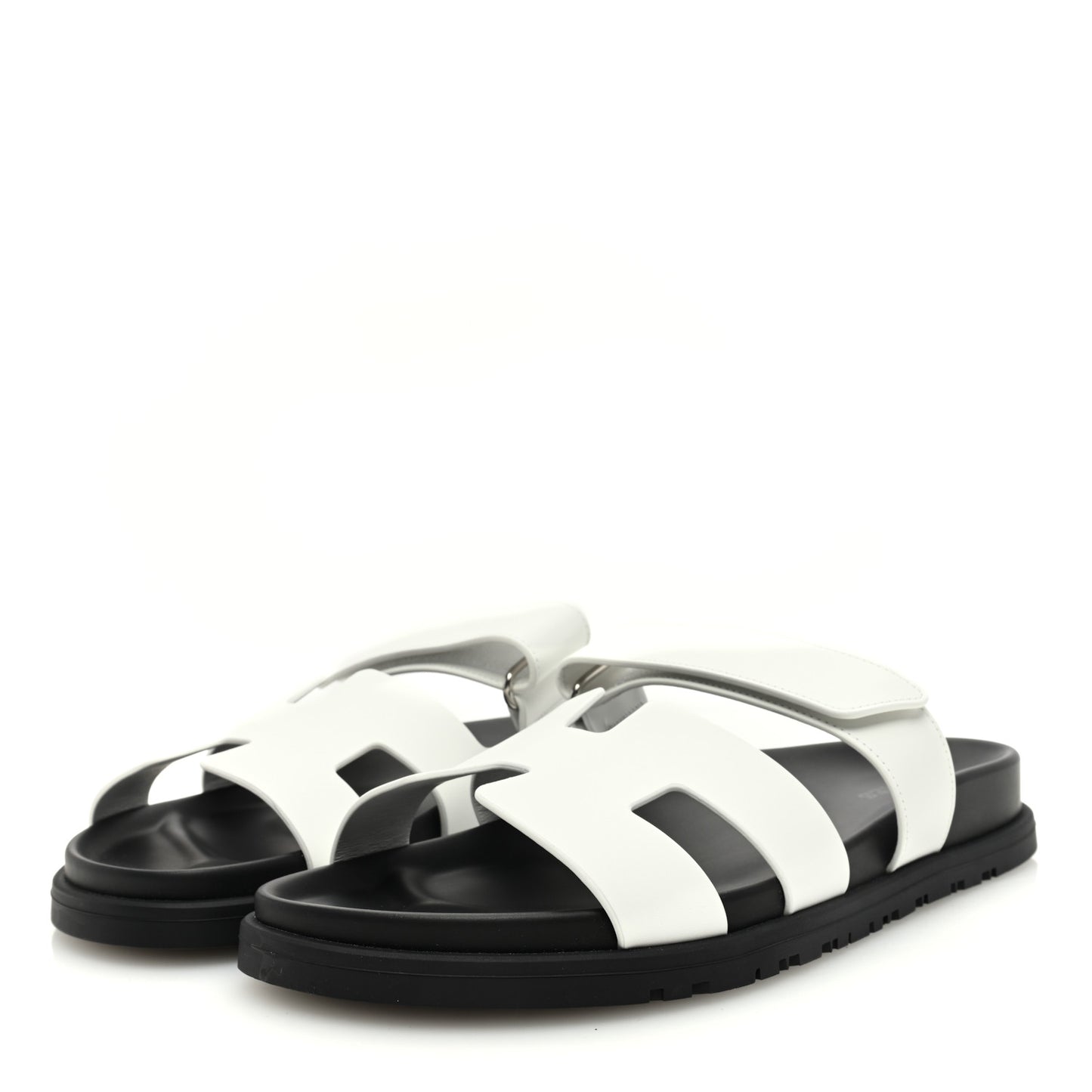 Calfskin Womens Chypre Sandals 39.5 White