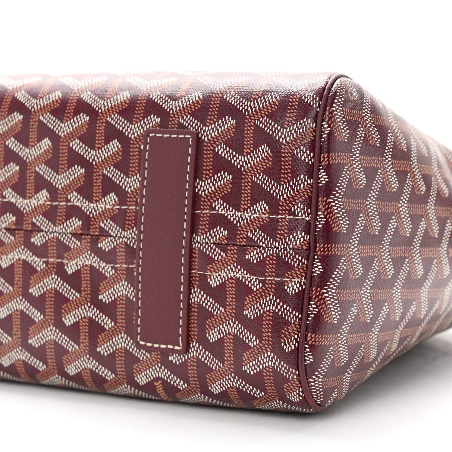 Goyard Goyardine Rouette PM Burgundy 9 of 9