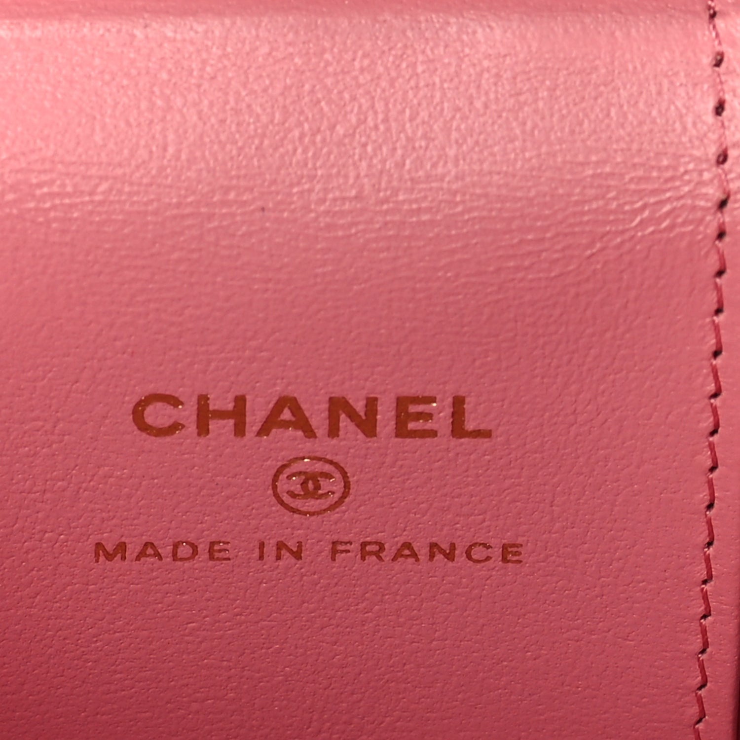 Chanel Lambskin Quilted Top Handle Mini Vanity Case With Chain Pink 4 of 9