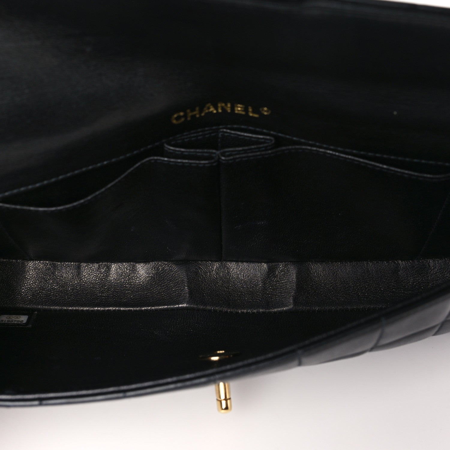 Chanel Lambskin East West Chocolate Bar Flap Black 5 of 9