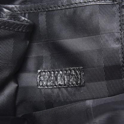 Burberry Canvas House Check Woven Satchel Black 6 of 9