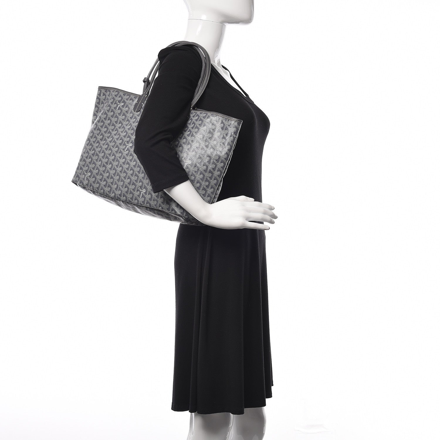 Goyard Goyardine Saint Louis PM Grey 2 of 9