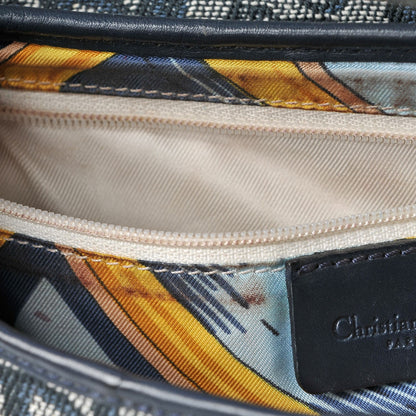 Christian Dior Monogram Saddle Bag Blue 6 of 8