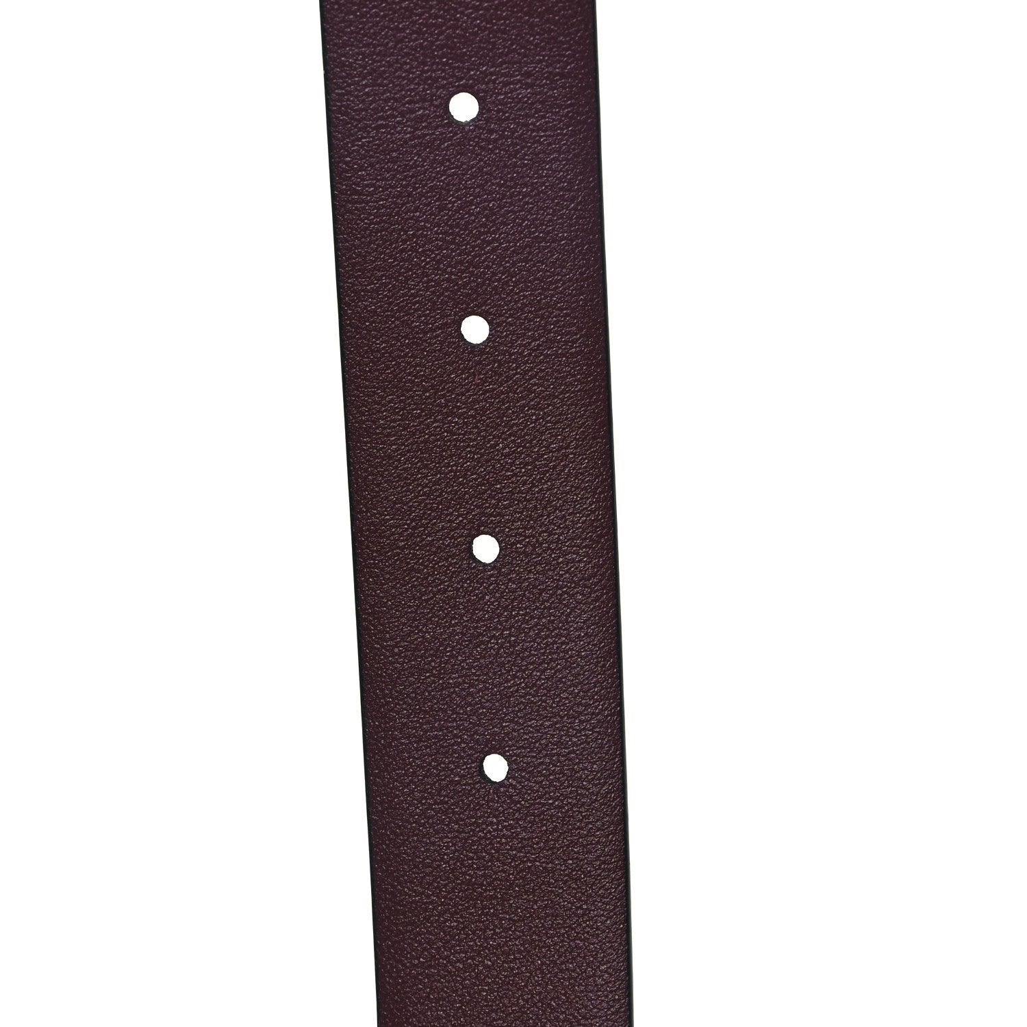 Chanel Calfskin CC Reversible Belt 70 Black Burgundy 3 of 5