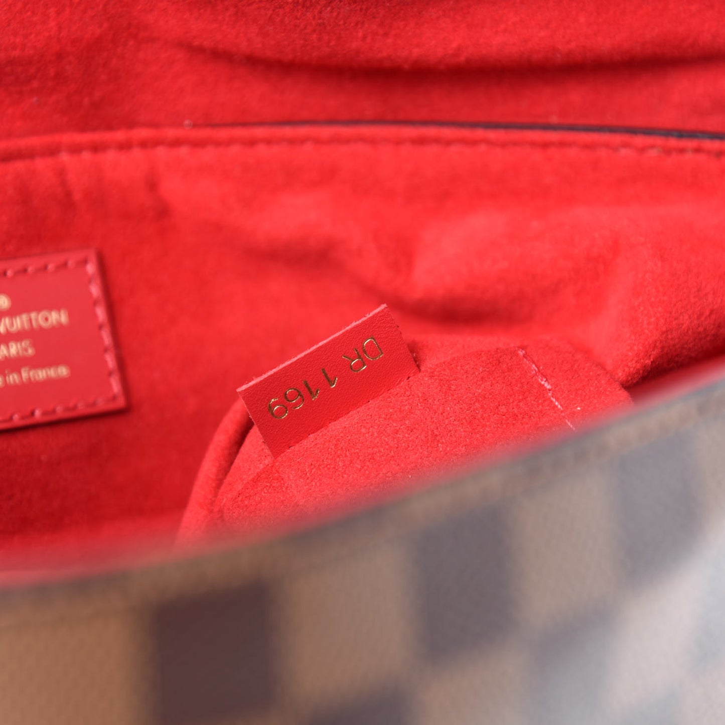 Damier Ebene Beaubourg MM Scarlet