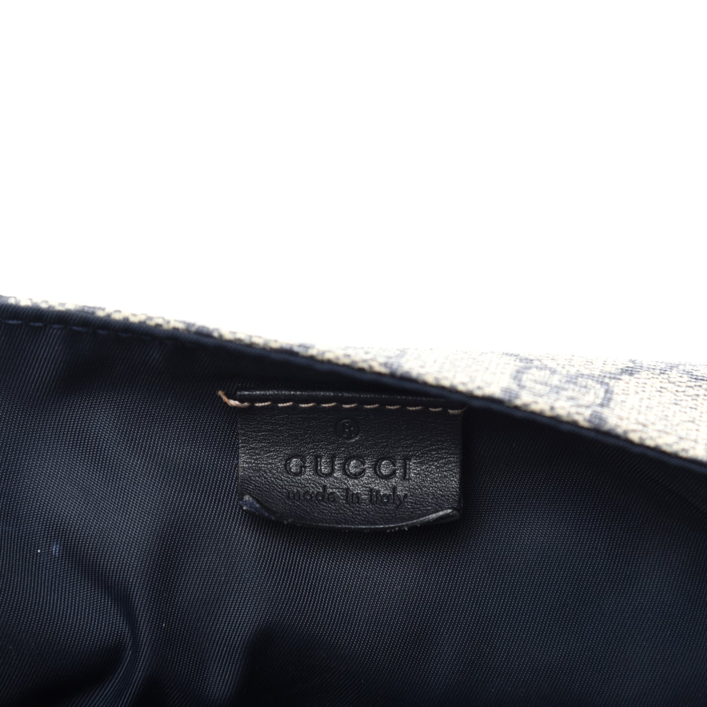 GG Plus Monogram Messenger Diaper Bag Navy