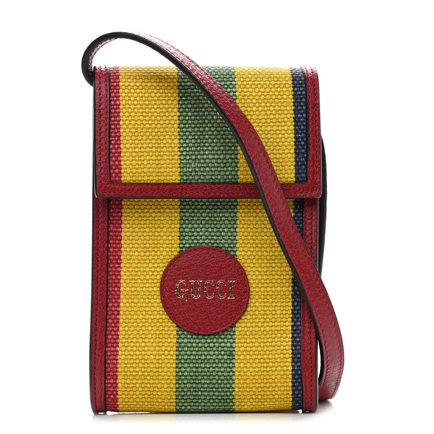 Canvas Marley Stripe Script Logo Mini Gucci 100 Crossbody Bag Red