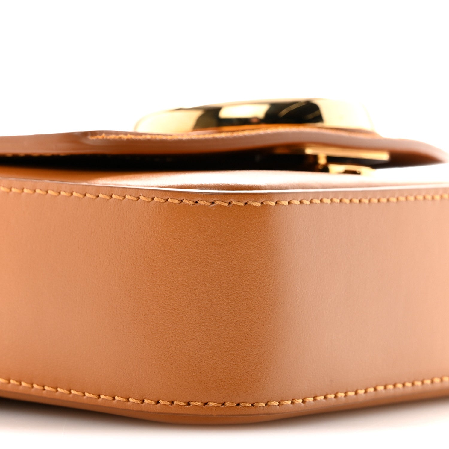 Chloe Calfskin Mini C Double Carry Autumnal Brown 9 of 12