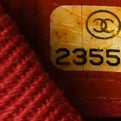 Chanel Caviar Quilted Mini Coco Handle Flap Red 7 of 10