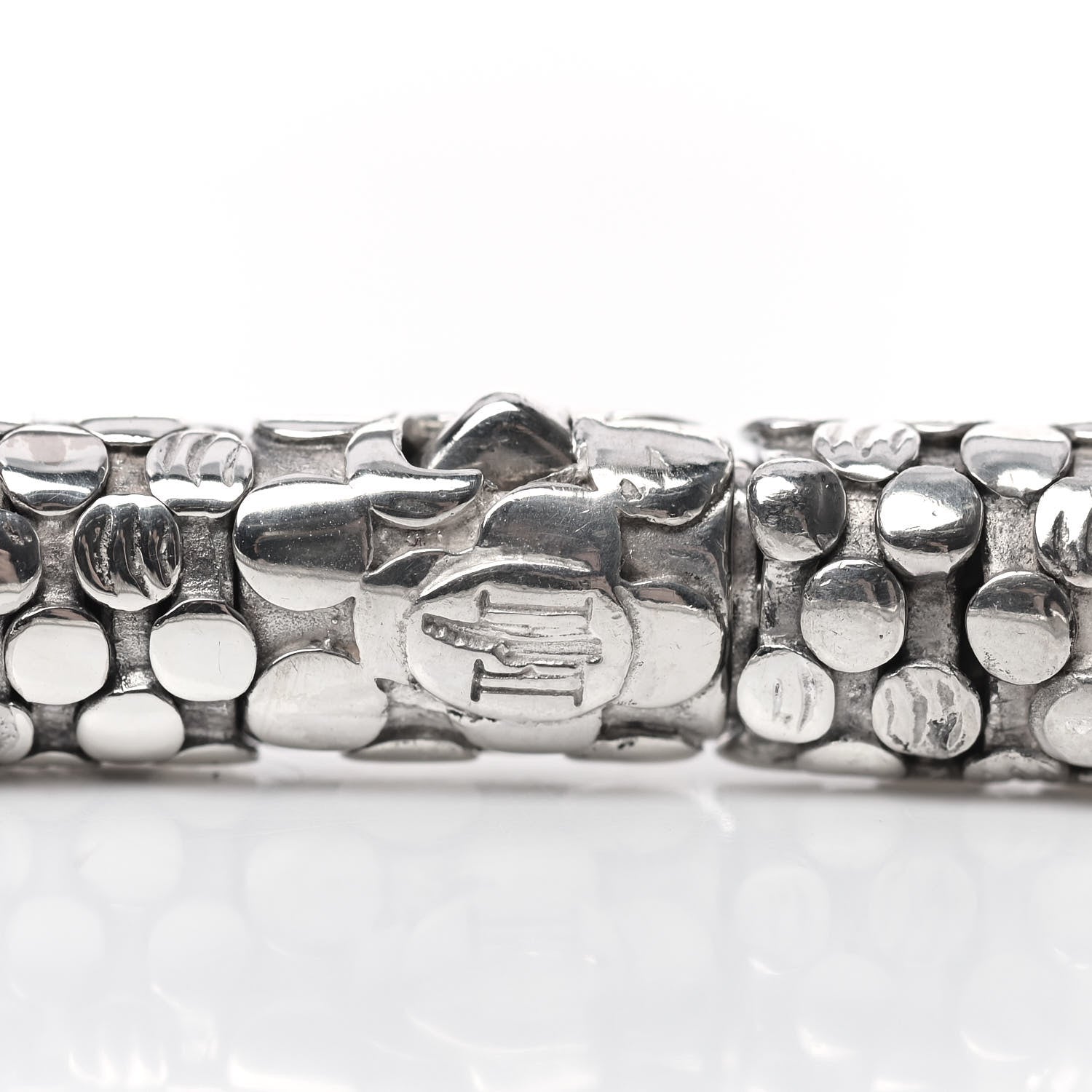 John Hardy Sterling Silver 7mm Dot Bracelet 4 of 5