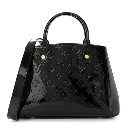 Louis Vuitton Vernis Montaigne BB Black 1 of 13