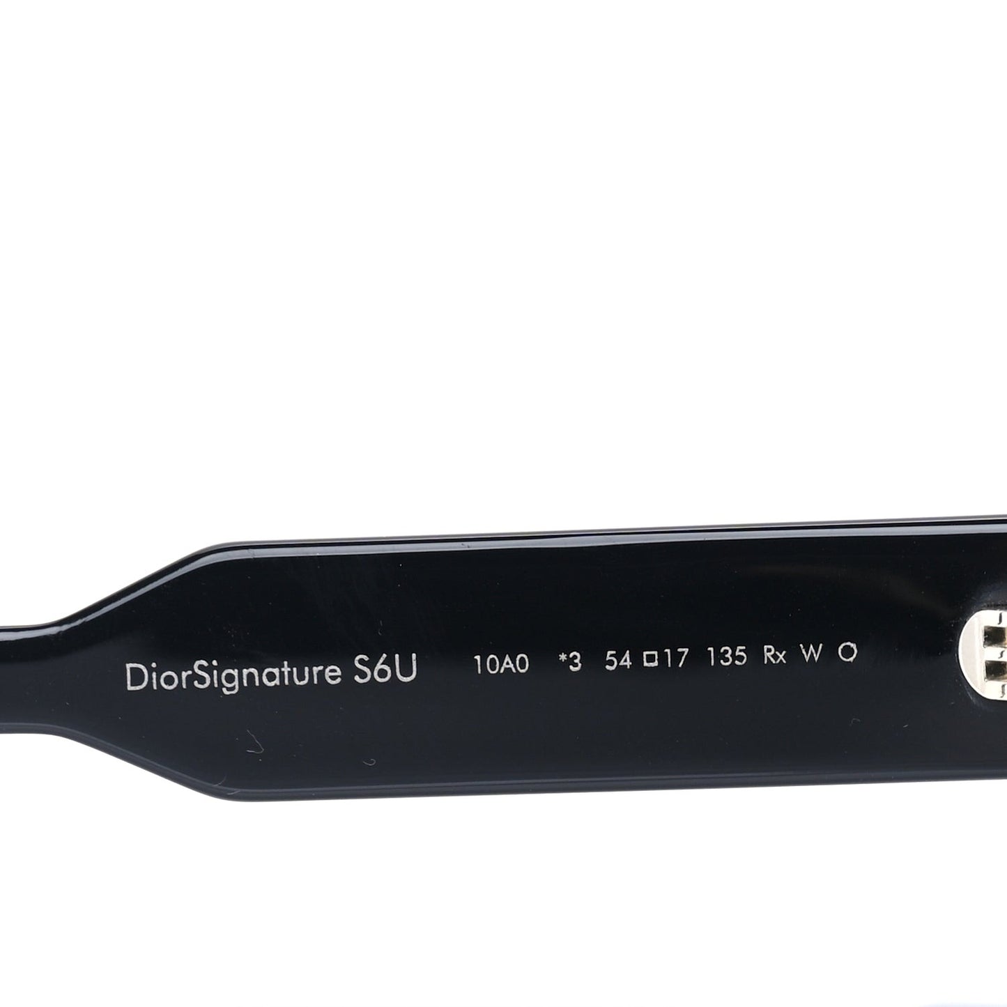 Diorsignature S6U Square Sunglasses  Black