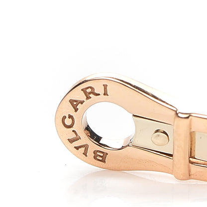 Bulgari 18K Rose Gold Diamond Tourmaline Serpenti Seduttori Earrings 4 of 6