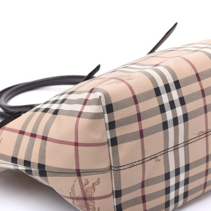 Burberry Haymarket Check Small Salisbury Tote Chocolate 5 of 11