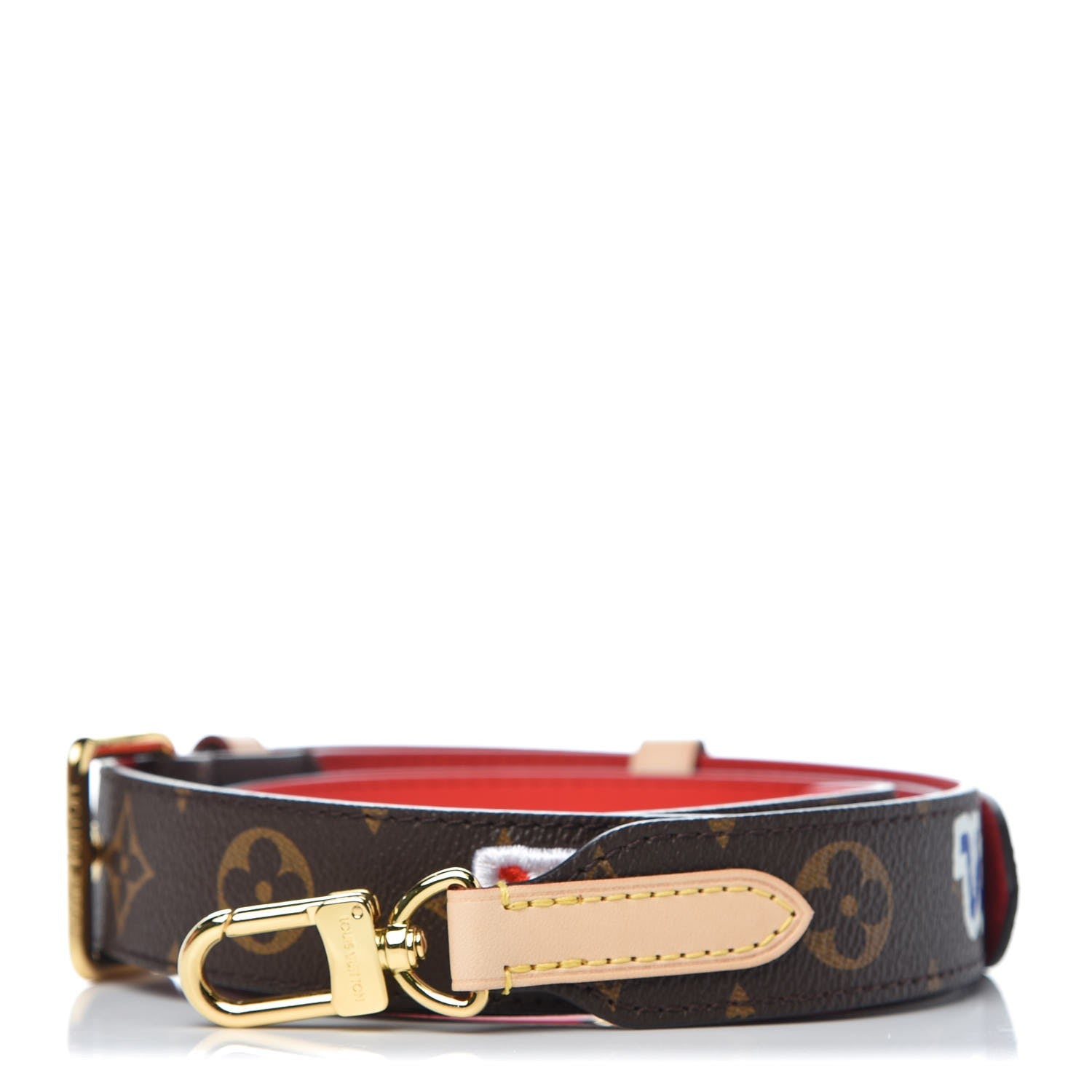 Louis Vuitton Monogram Patches Bandouliere Shoulder Strap 1 of 6