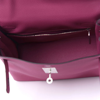 Hermes Togo Kelly Retourne 28 Rose Pourpre 6 of 11