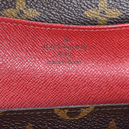 Louis Vuitton Monogram Emilie Wallet Red 6 of 7