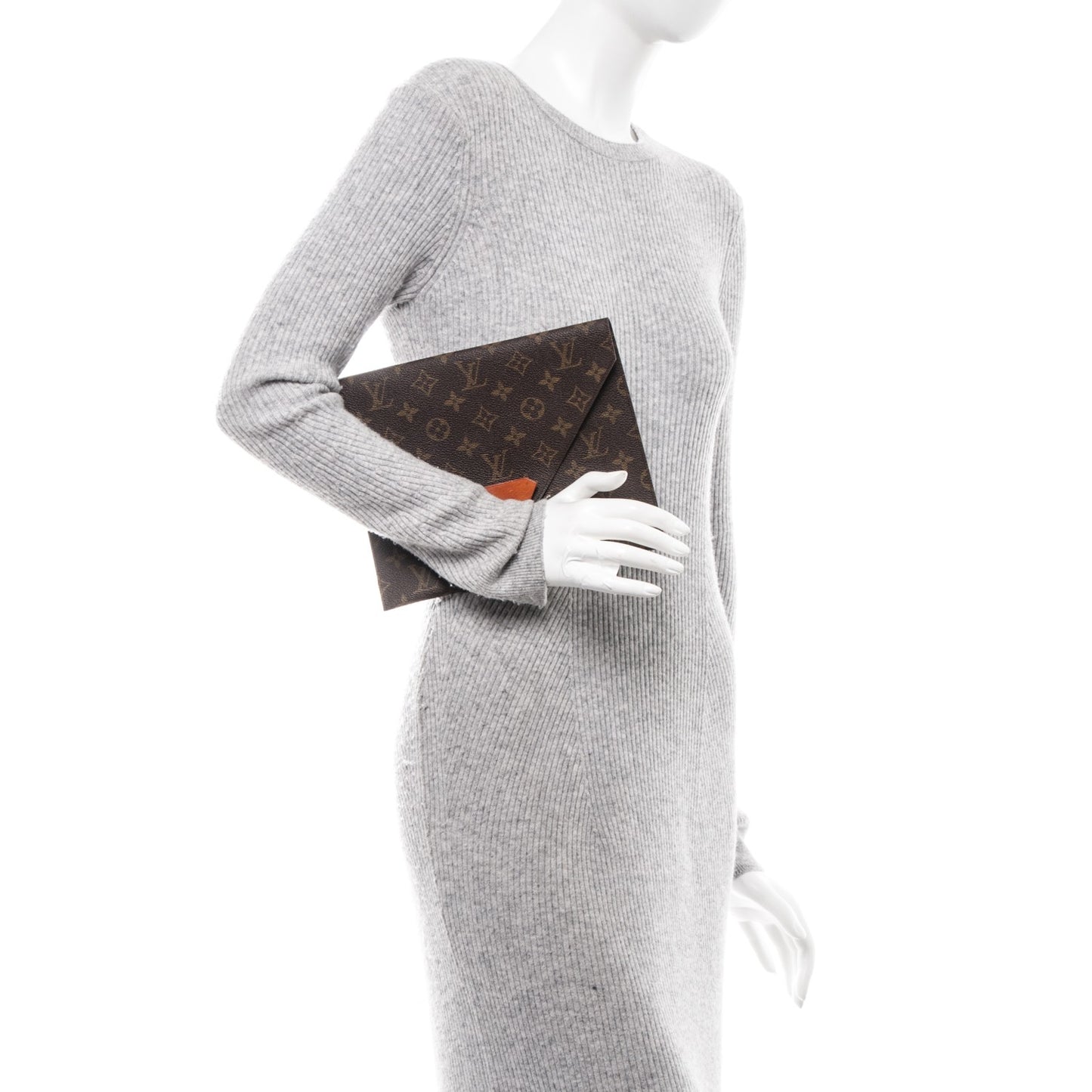 Monogram Poche Plate Envelope Clutch PM