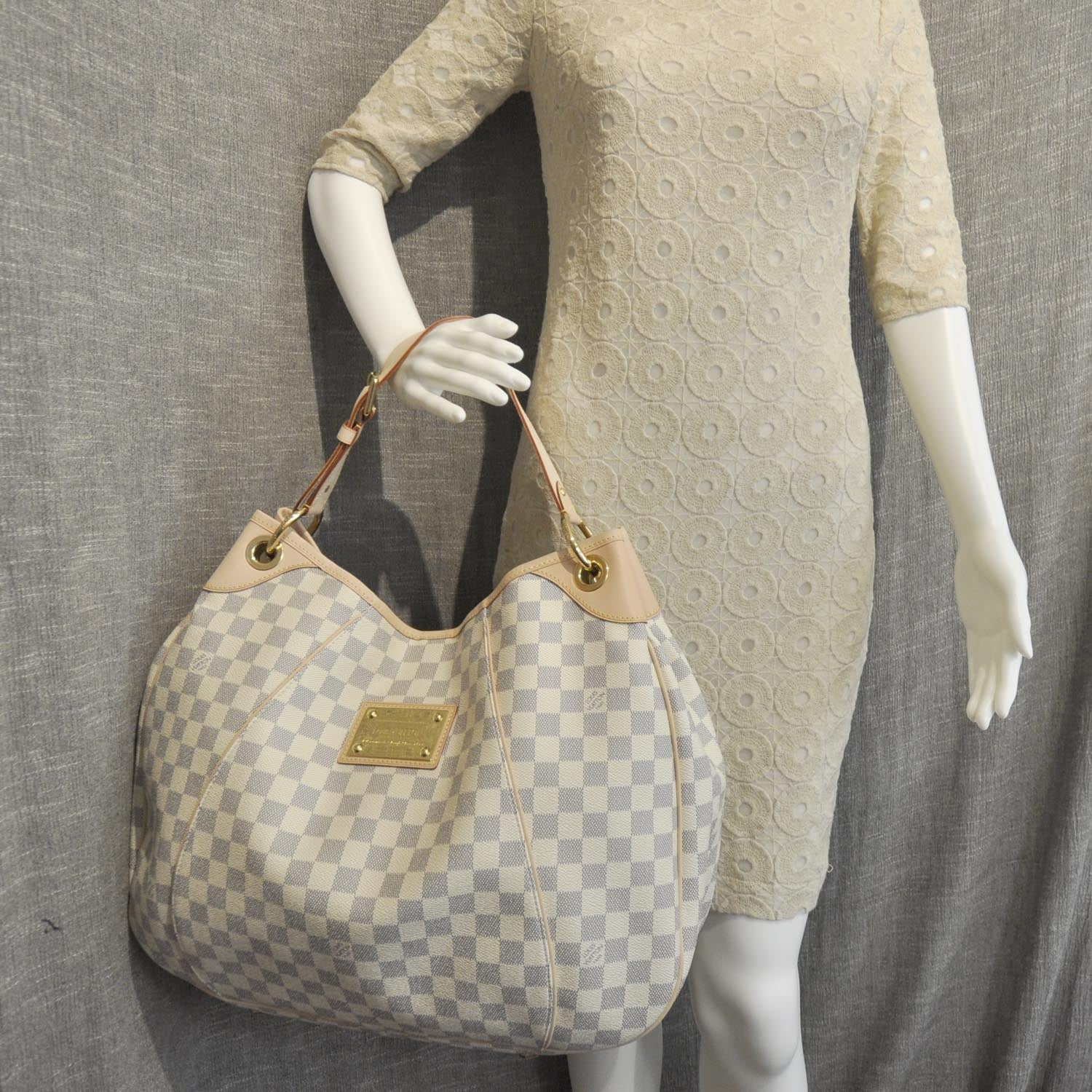 Louis Vuitton Damier Azur Galliera GM 5 of 8