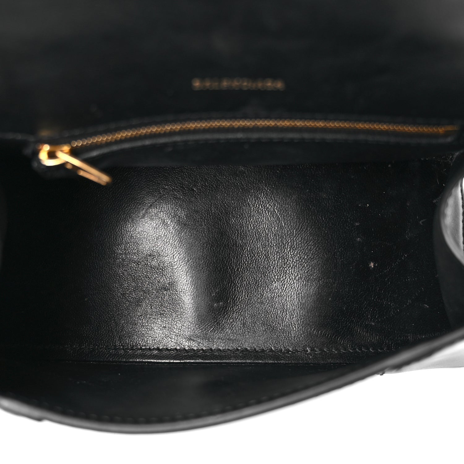 Balenciaga Shiny Box Calfskin Small Hourglass Top Handle Bag Black 4 of 11