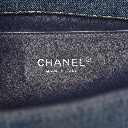 Chanel Denim Quilted Medium Boy Flap Blue 6 of 14
