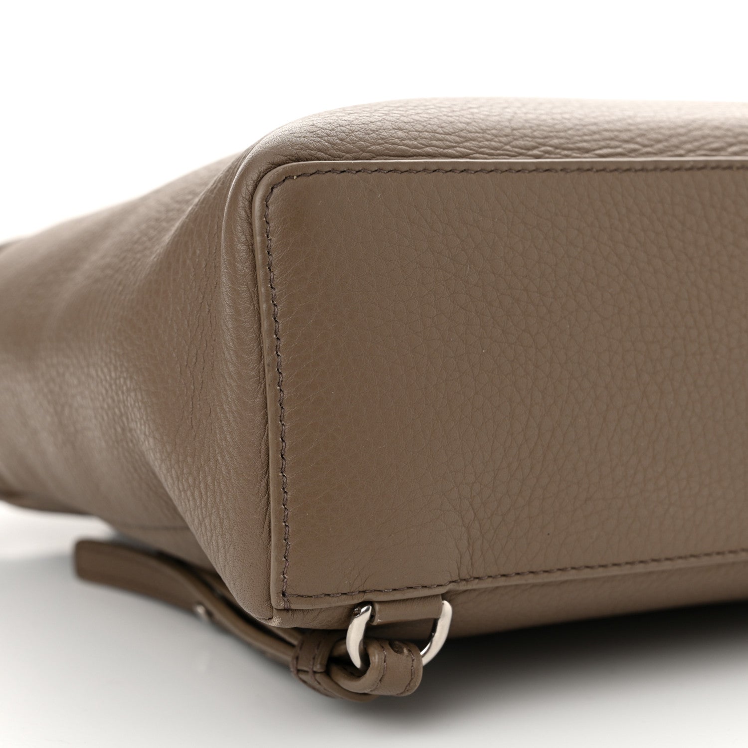 Loro Piana Grained Calfskin Extra Pocket L23.5 Backpack Warm Mastic 8 of 13