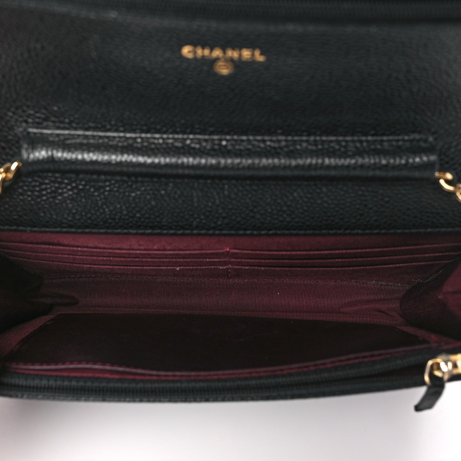 Chanel Caviar Quilted Wallet On Chain WOC Black 5 of 9