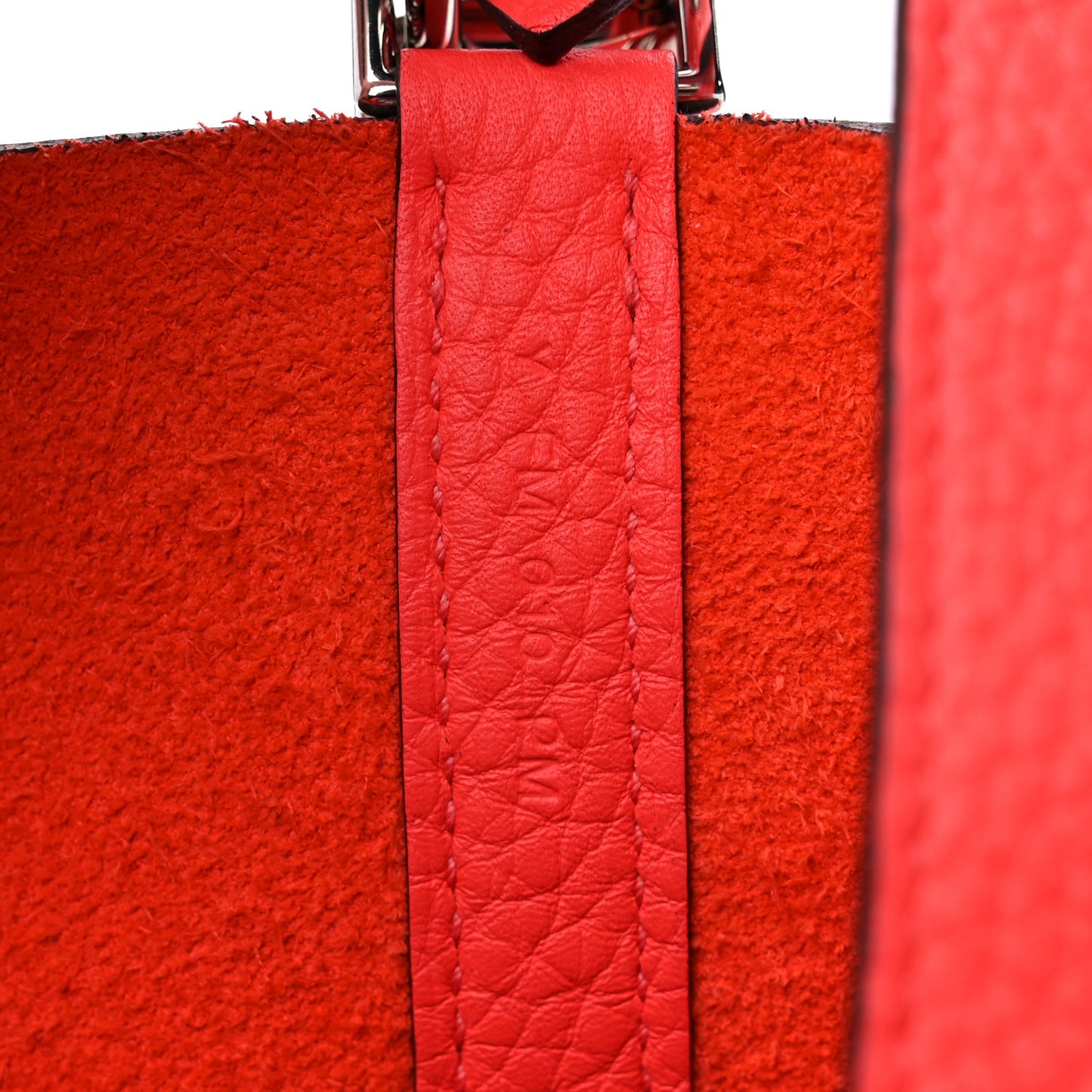 Taurillon Clemence Picotin Lock 22 MM Rose Texas