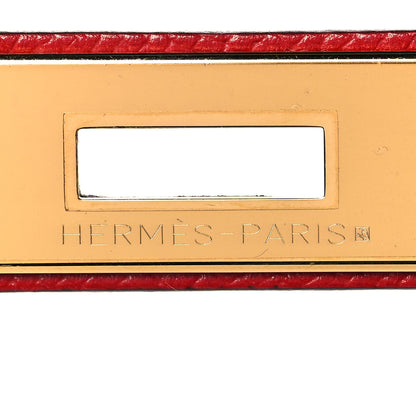 Hermes Epsom Kelly Sellier 35 Rouge Casaque 29 of 35