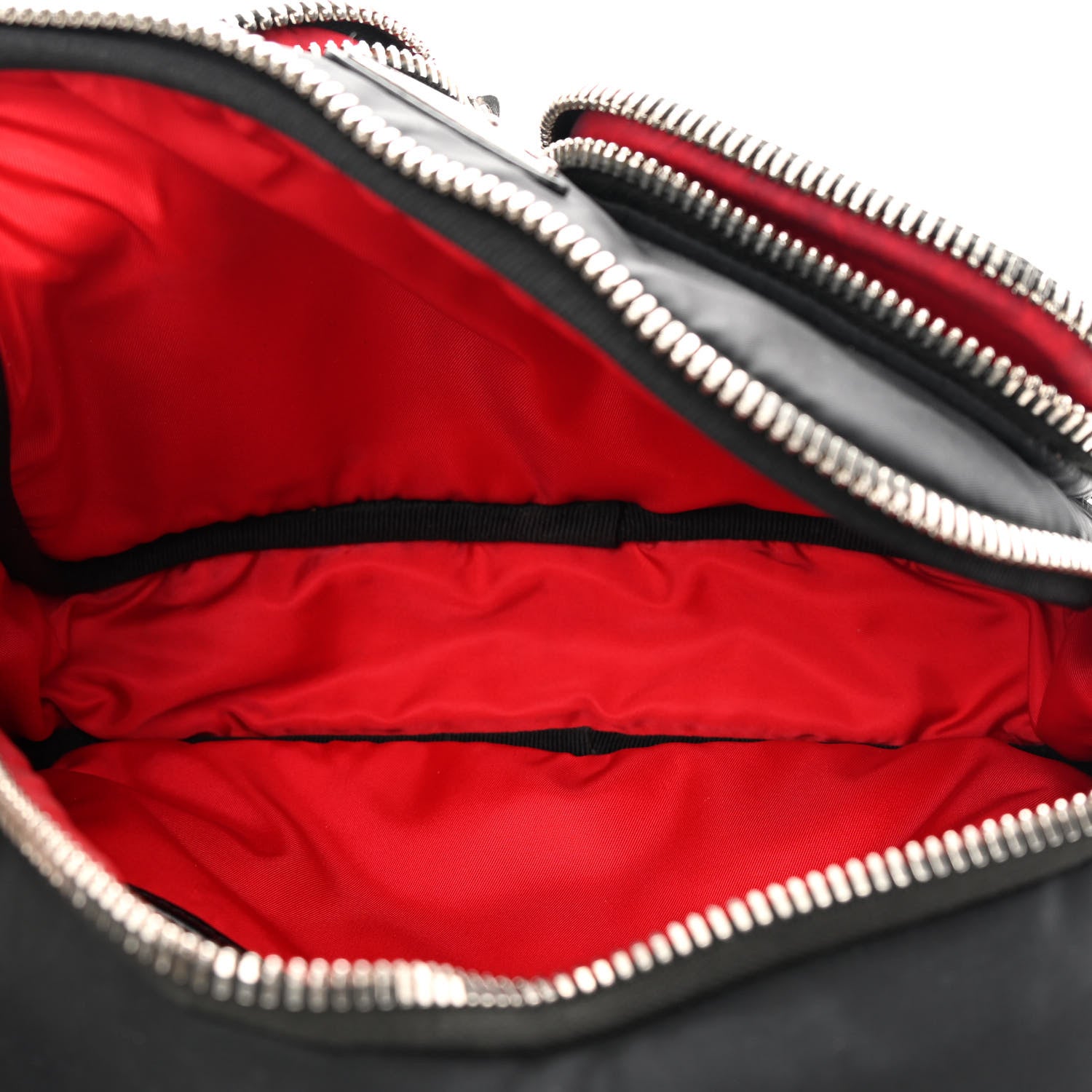 Prada Tessuto Nylon Pocket Top Handle Cargo Backpack Black 5 of 16