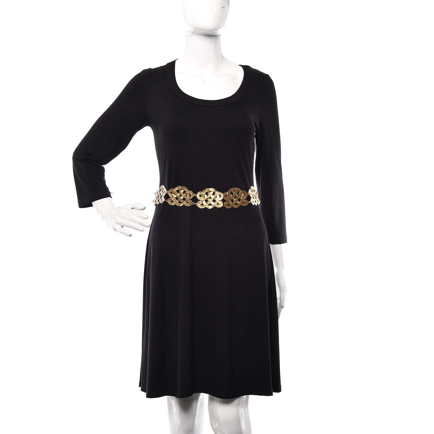 Chanel Hammered Chain Belt Gold 2 of 4