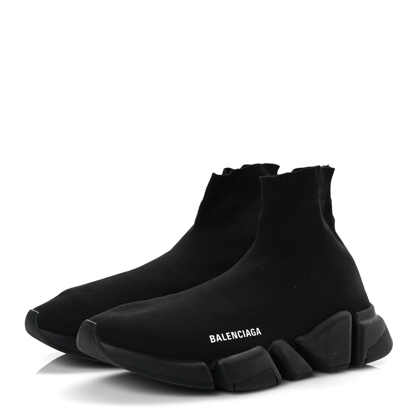 Technical 3D Recycled Knit Mens Speed 2.0 Sneakers Monocolor 43 Black