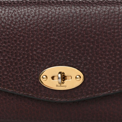 Mulberry MULBERRY Grain Vegetable Tanned Calfskin Darley Wallet Oxblood 6 of 12