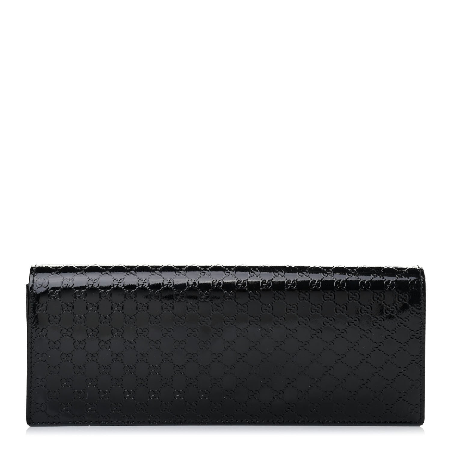 Gucci Patent Microguccissima Small Broadway Clutch Black 1 of 6