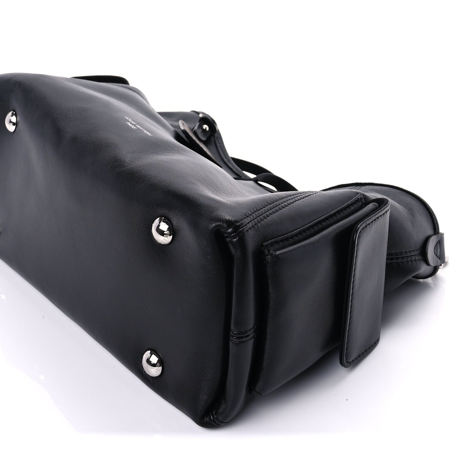 Louis Vuitton Lambskin CarryAll Cargo Vibe PM Black 7 of 7