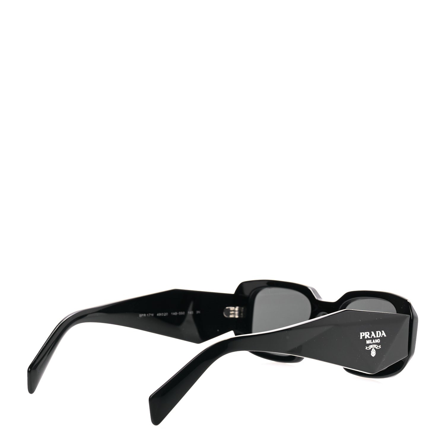 Prada Acetate Symbole Sunglasses SPR 17W Black 4 of 7