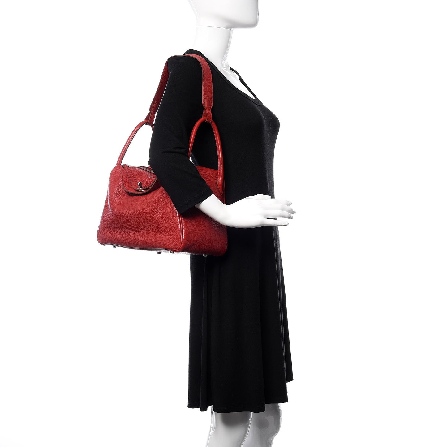 Taurillon Clemence Lindy 30 Rouge Garance