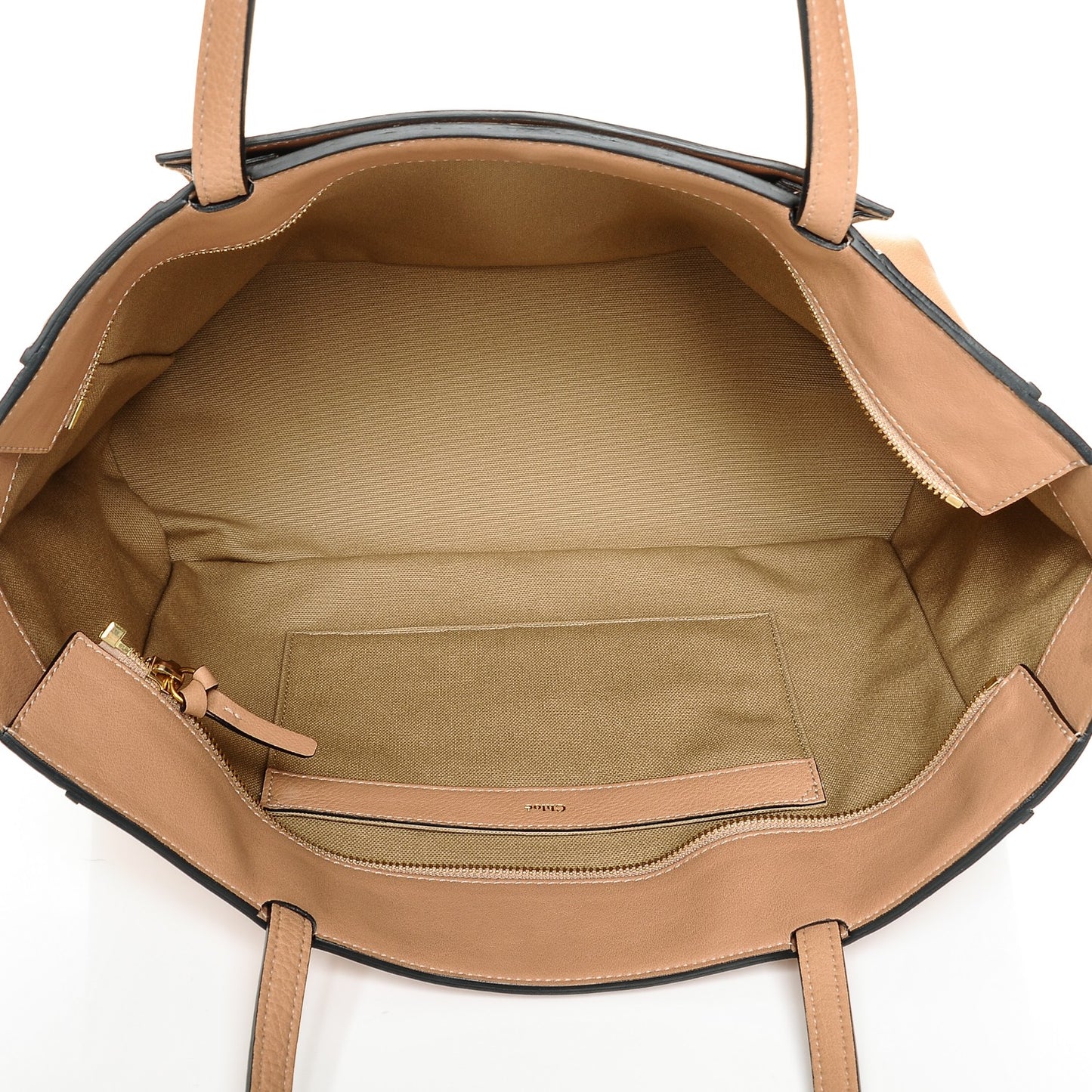 Calfskin Isa Tote Biscotti Beige