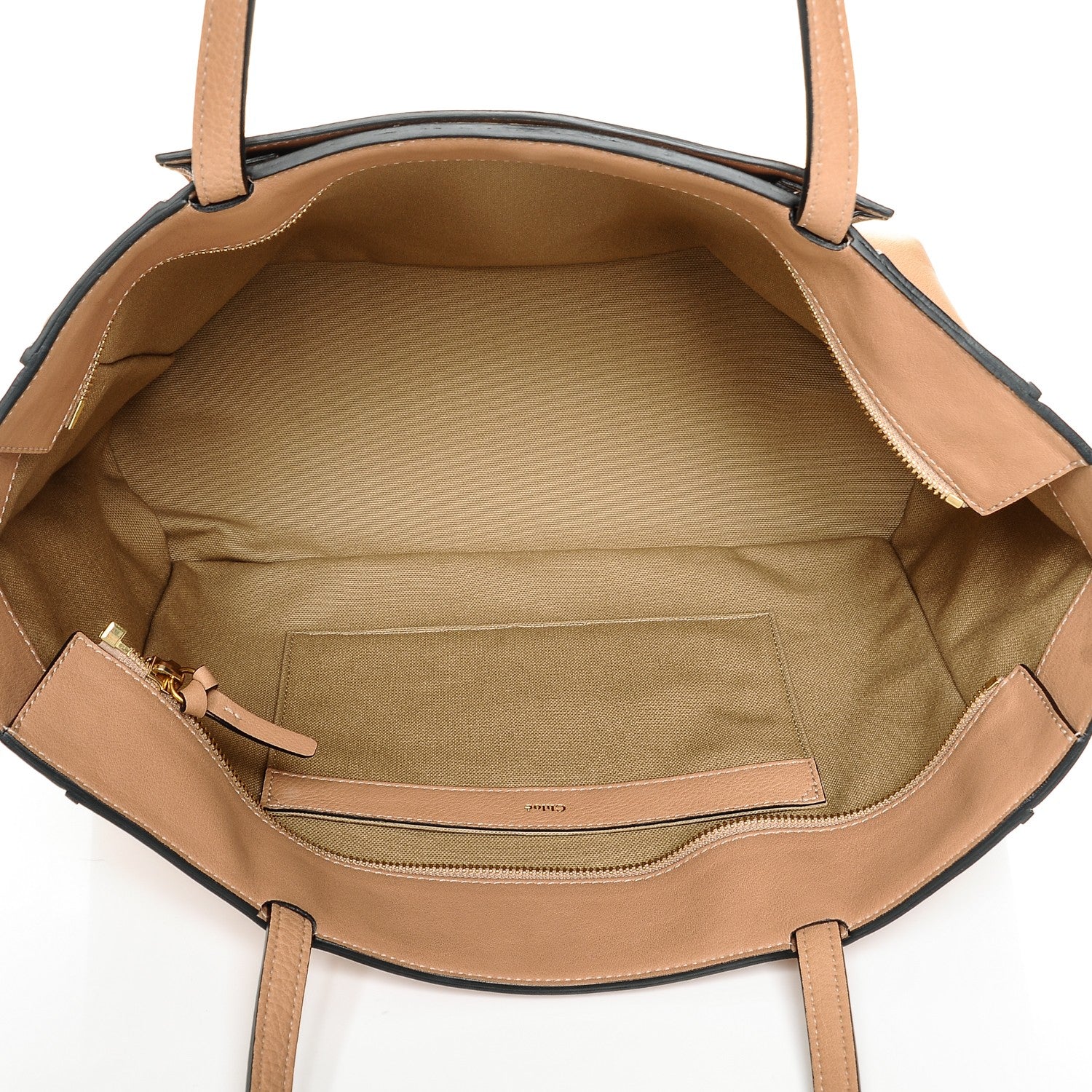 Chloe Calfskin Isa Tote Biscotti Beige 5 of 7