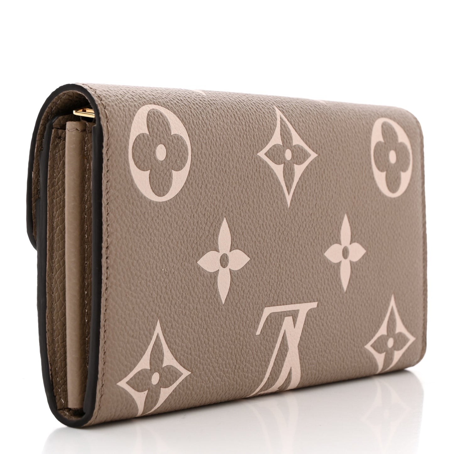Empreinte Monogram Giant Sarah Wallet Tourterelle Creme